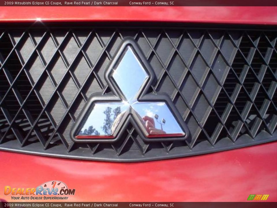 2009 Mitsubishi Eclipse GS Coupe Rave Red Pearl / Dark Charcoal Photo #12