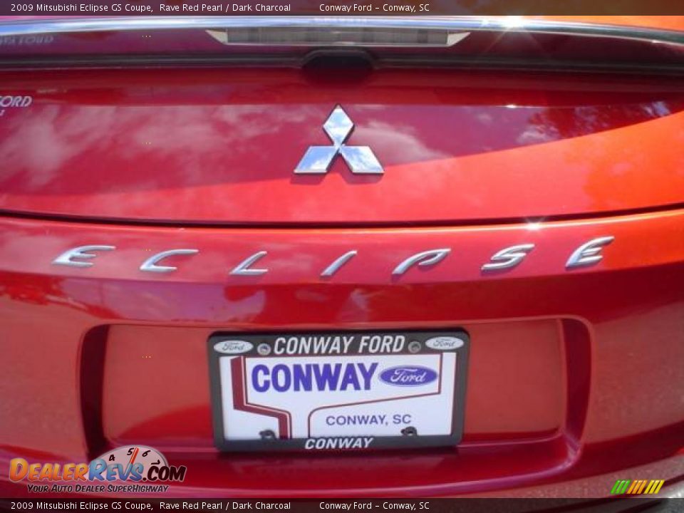 2009 Mitsubishi Eclipse GS Coupe Rave Red Pearl / Dark Charcoal Photo #13