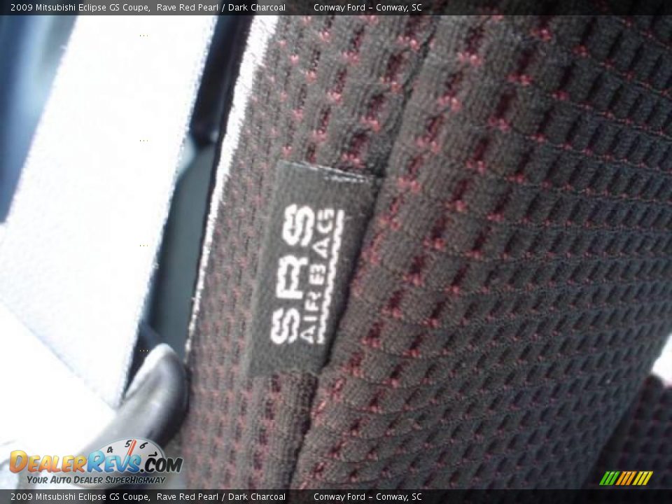 2009 Mitsubishi Eclipse GS Coupe Rave Red Pearl / Dark Charcoal Photo #16
