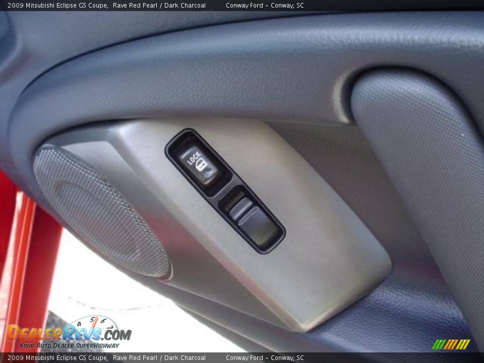2009 Mitsubishi Eclipse GS Coupe Rave Red Pearl / Dark Charcoal Photo #18