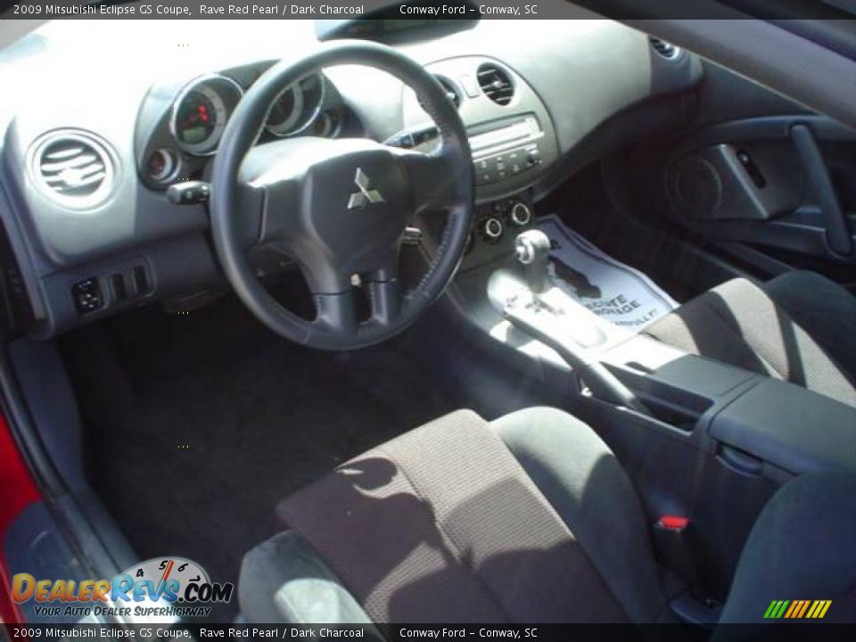 2009 Mitsubishi Eclipse GS Coupe Rave Red Pearl / Dark Charcoal Photo #19