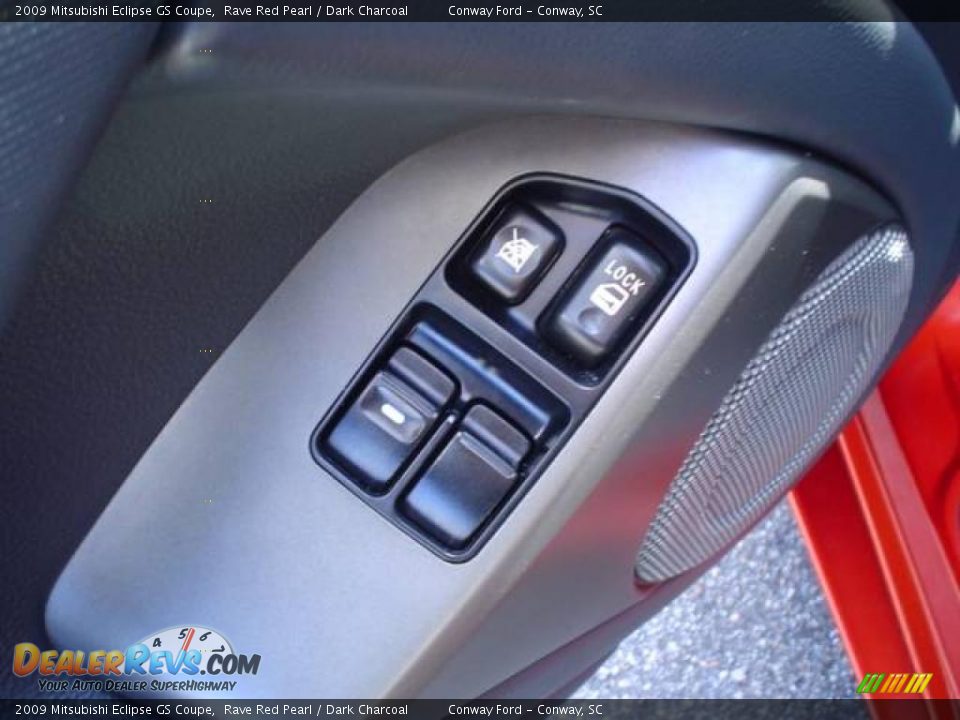 2009 Mitsubishi Eclipse GS Coupe Rave Red Pearl / Dark Charcoal Photo #20