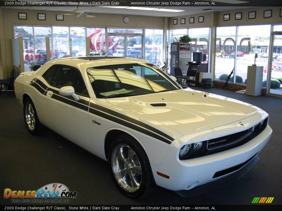2009 Dodge Challenger R/T Classic Stone White / Dark Slate Gray Photo #1