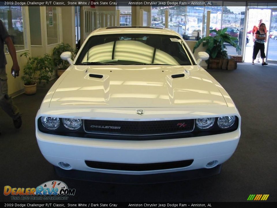 2009 Dodge Challenger R/T Classic Stone White / Dark Slate Gray Photo #4