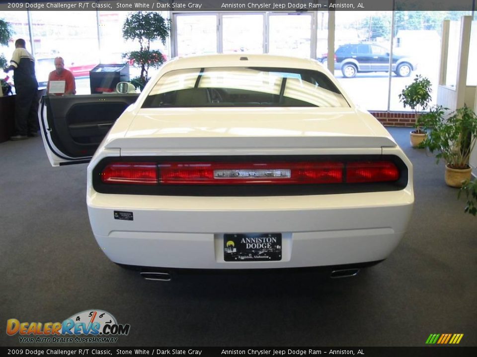 2009 Dodge Challenger R/T Classic Stone White / Dark Slate Gray Photo #6