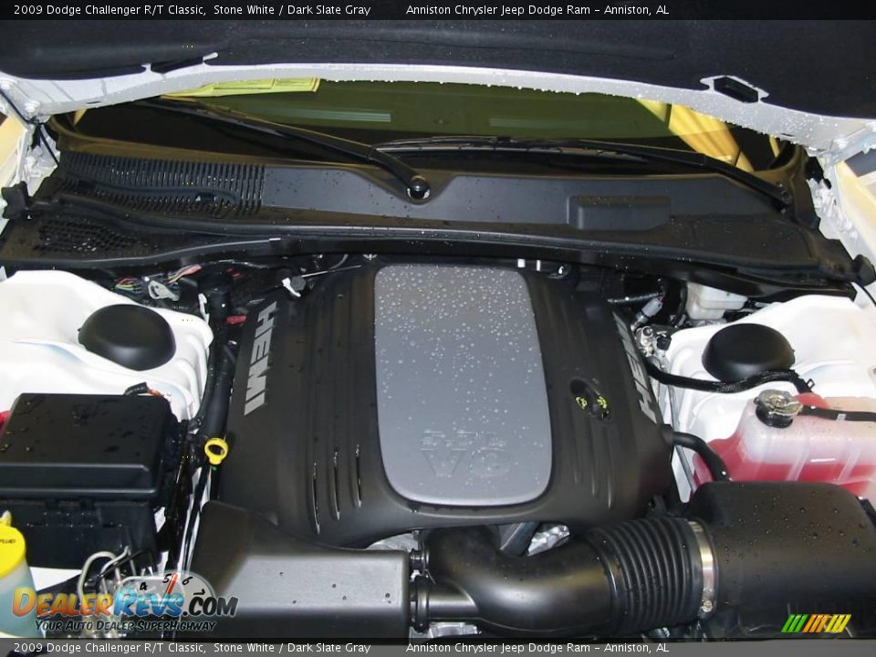 2009 Dodge Challenger R/T Classic Stone White / Dark Slate Gray Photo #13