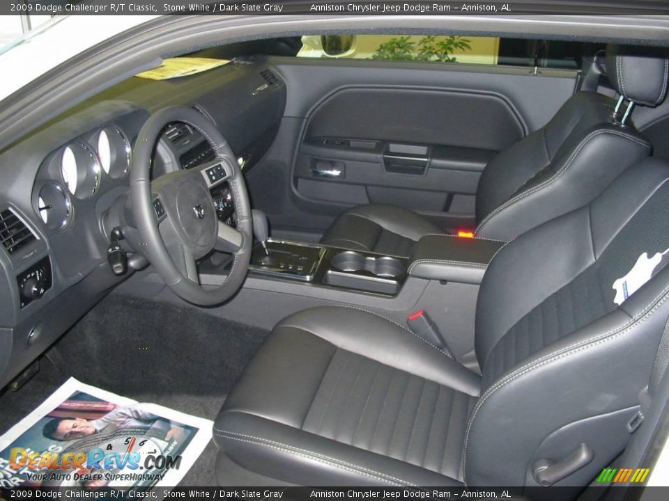 2009 Dodge Challenger R/T Classic Stone White / Dark Slate Gray Photo #15