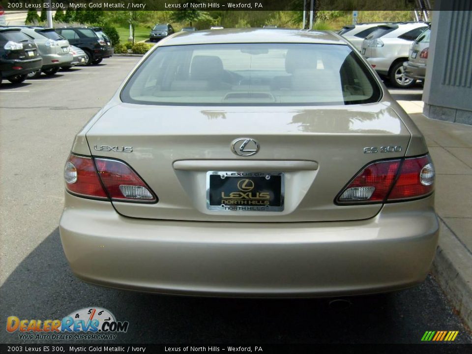 2003 Lexus ES 300 Mystic Gold Metallic / Ivory Photo #4