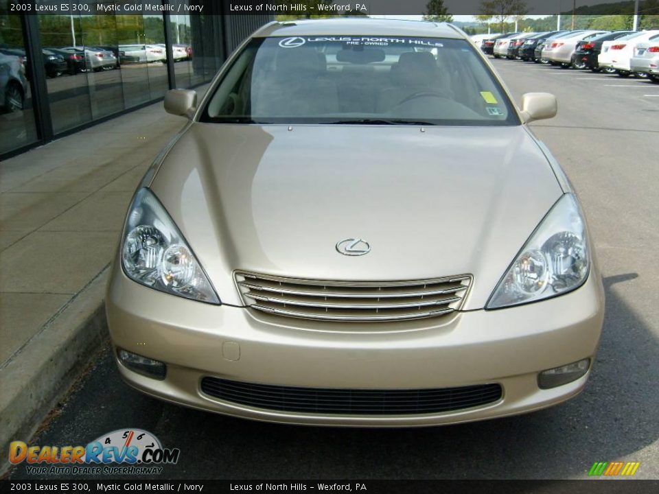 2003 Lexus ES 300 Mystic Gold Metallic / Ivory Photo #7