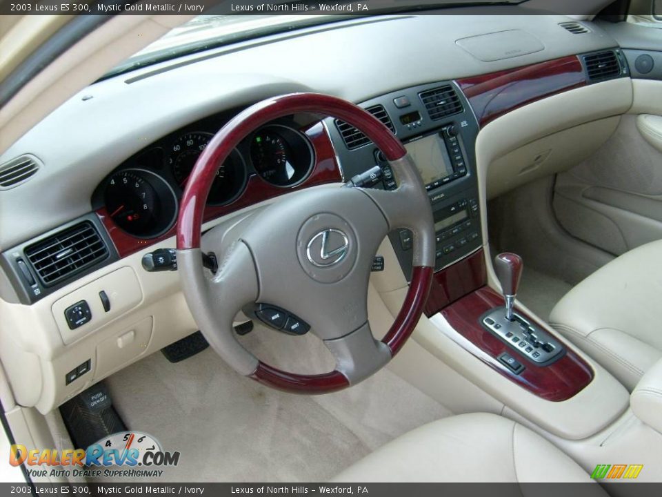 2003 Lexus ES 300 Mystic Gold Metallic / Ivory Photo #10