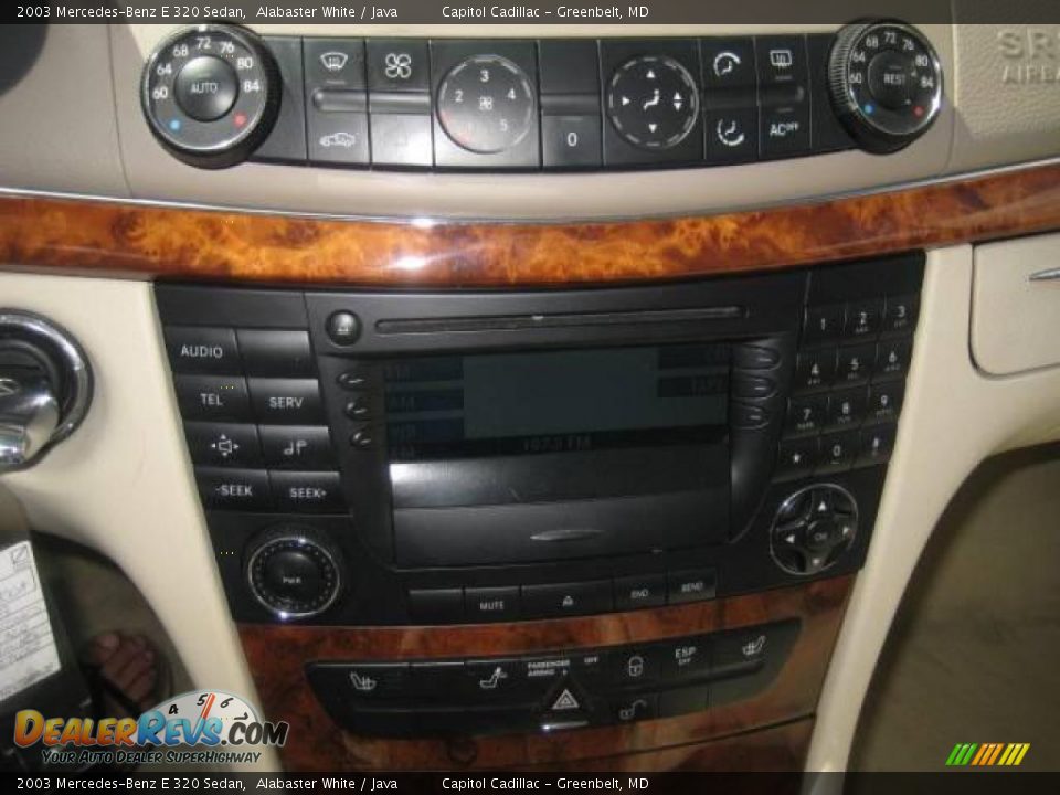 2003 Mercedes-Benz E 320 Sedan Alabaster White / Java Photo #16