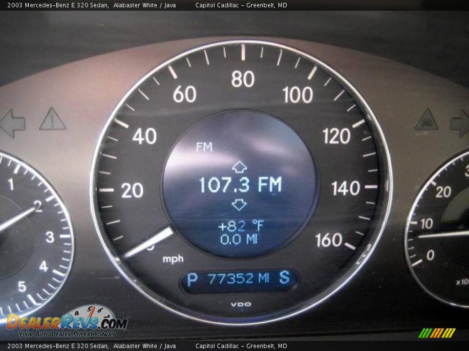 2003 Mercedes-Benz E 320 Sedan Alabaster White / Java Photo #18