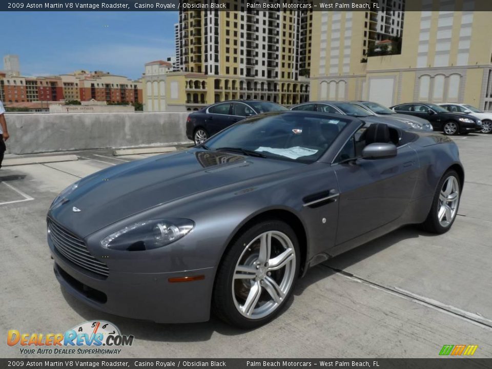 2009 Aston Martin V8 Vantage Roadster Casino Royale / Obsidian Black Photo #1