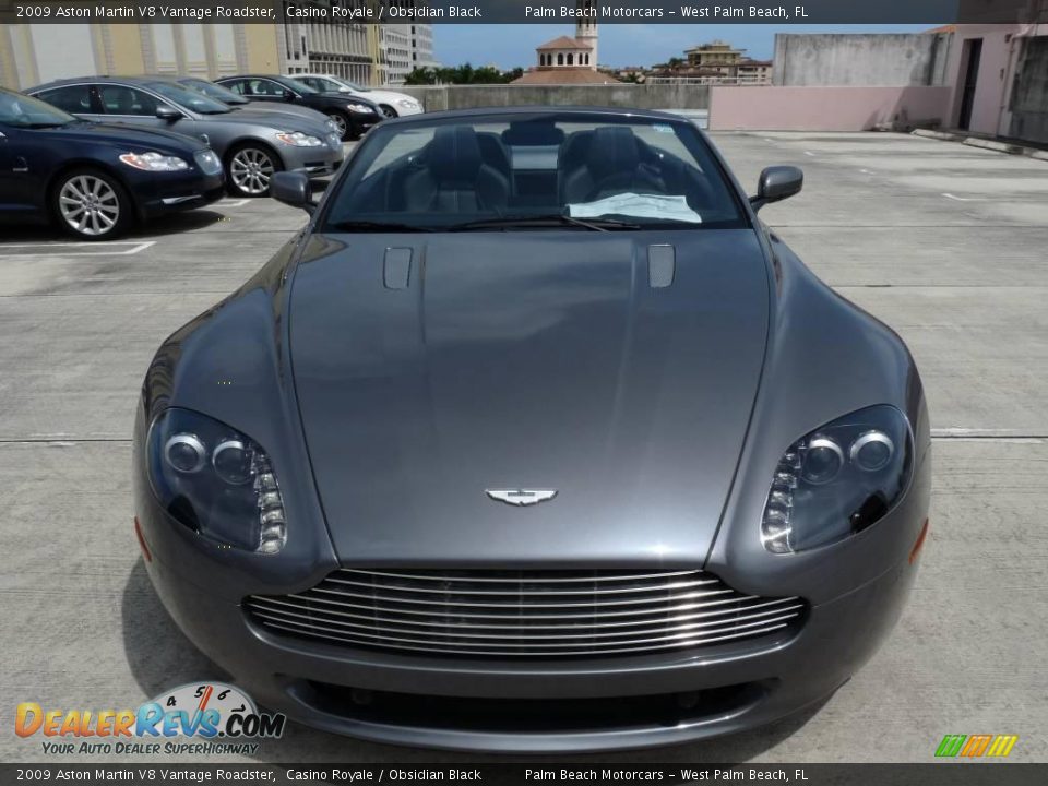 2009 Aston Martin V8 Vantage Roadster Casino Royale / Obsidian Black Photo #2