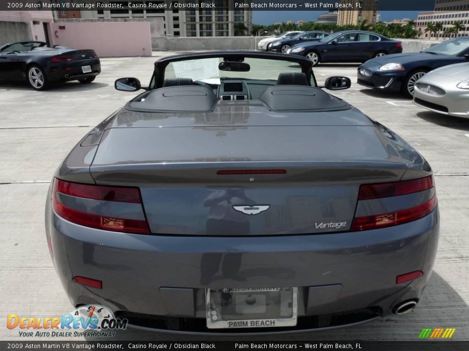2009 Aston Martin V8 Vantage Roadster Casino Royale / Obsidian Black Photo #5