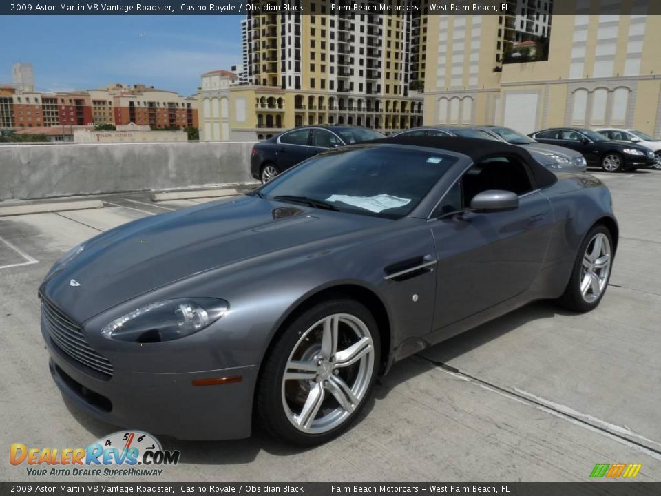 2009 Aston Martin V8 Vantage Roadster Casino Royale / Obsidian Black Photo #6