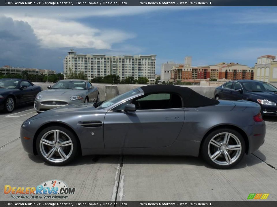 2009 Aston Martin V8 Vantage Roadster Casino Royale / Obsidian Black Photo #7