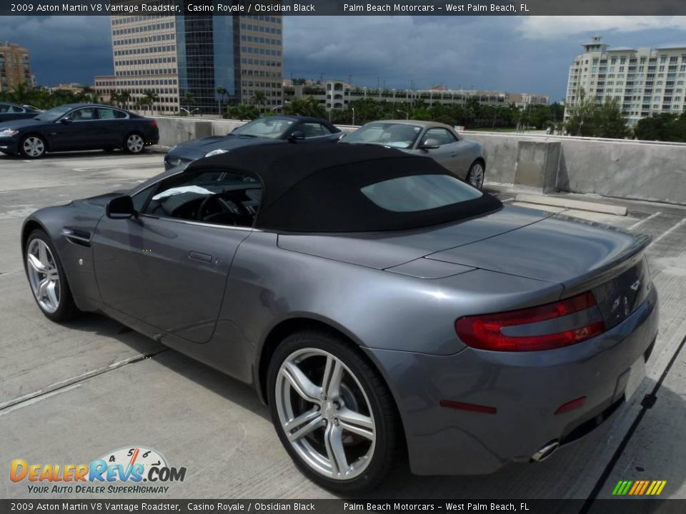 2009 Aston Martin V8 Vantage Roadster Casino Royale / Obsidian Black Photo #8