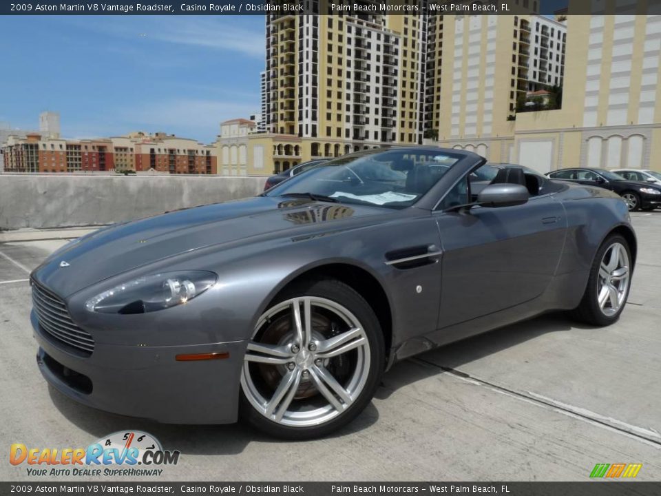 2009 Aston Martin V8 Vantage Roadster Casino Royale / Obsidian Black Photo #10