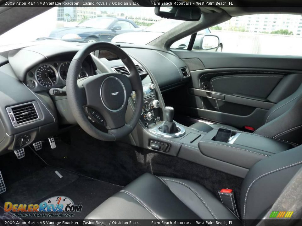 2009 Aston Martin V8 Vantage Roadster Casino Royale / Obsidian Black Photo #11