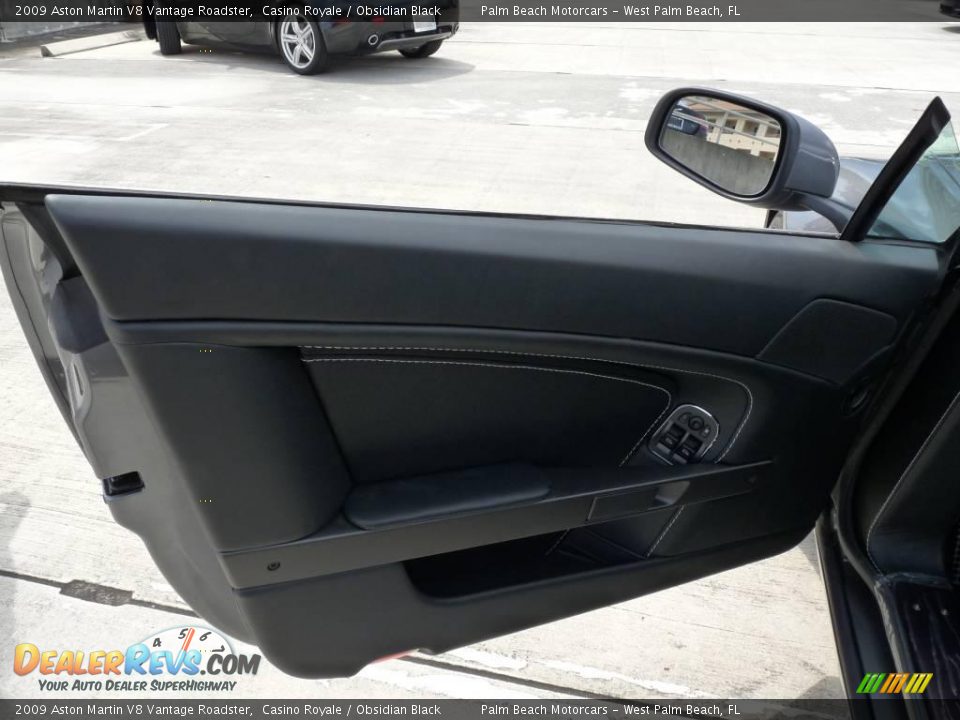 2009 Aston Martin V8 Vantage Roadster Casino Royale / Obsidian Black Photo #12
