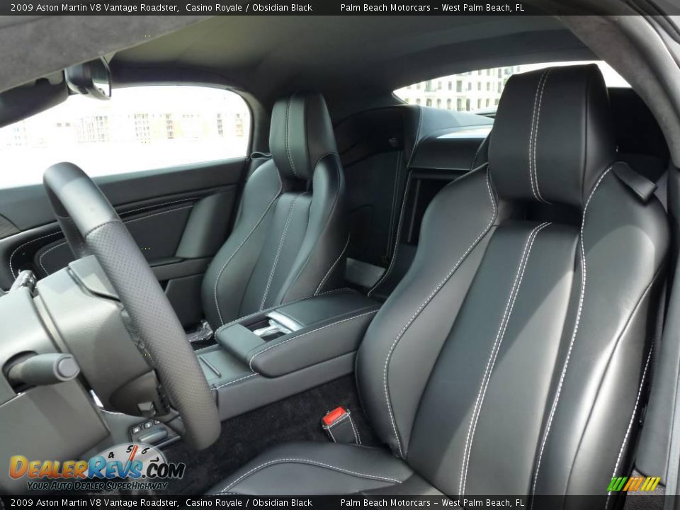 2009 Aston Martin V8 Vantage Roadster Casino Royale / Obsidian Black Photo #14