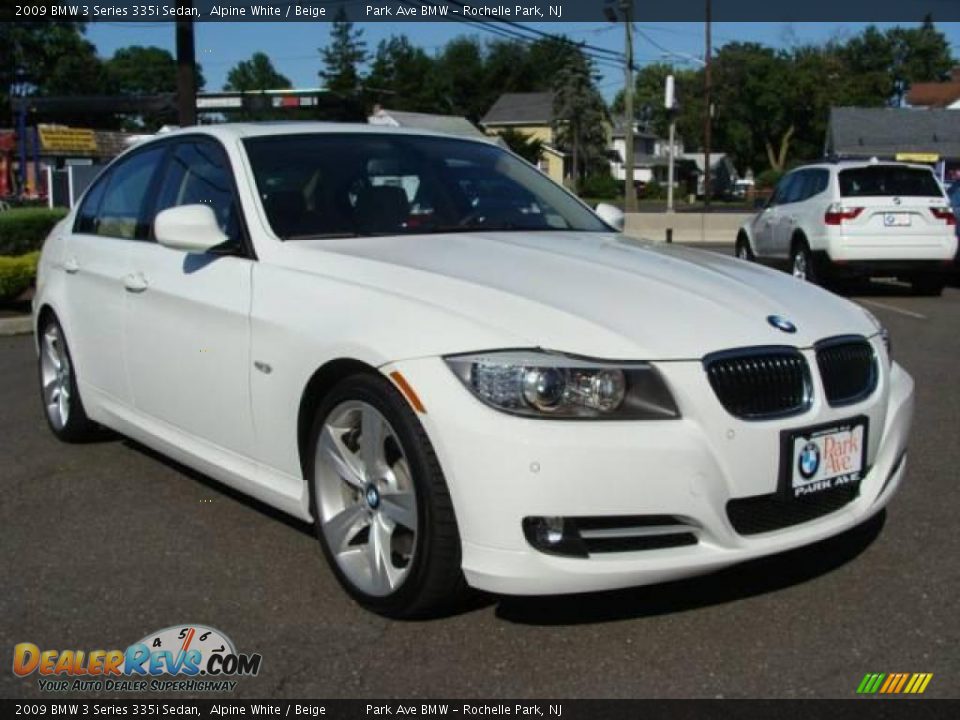 2009 BMW 3 Series 335i Sedan Alpine White / Beige Photo #2