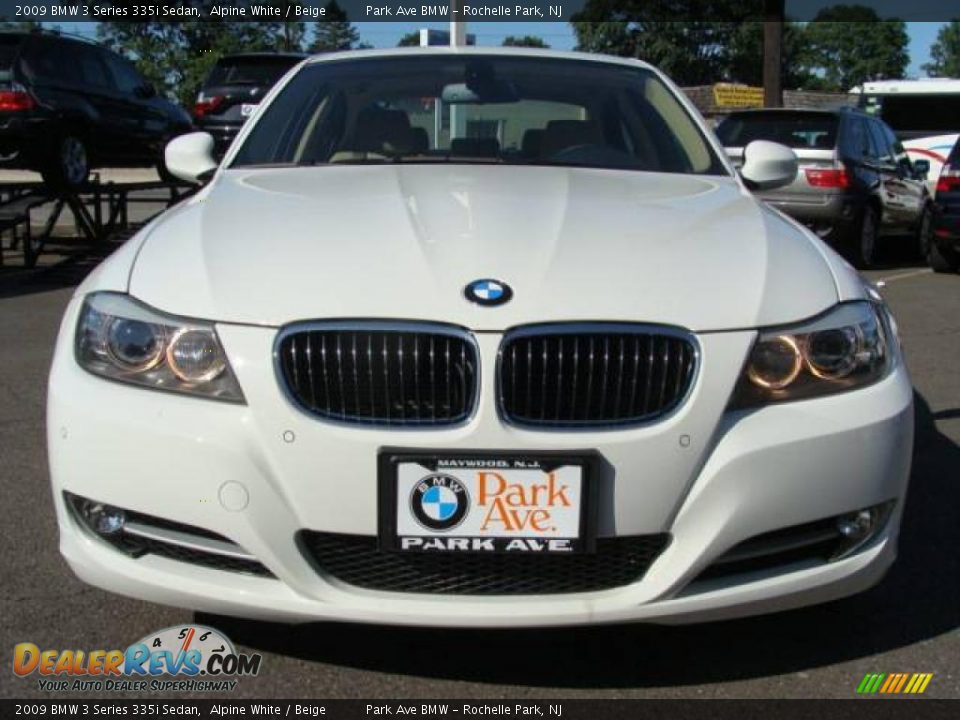 2009 BMW 3 Series 335i Sedan Alpine White / Beige Photo #3