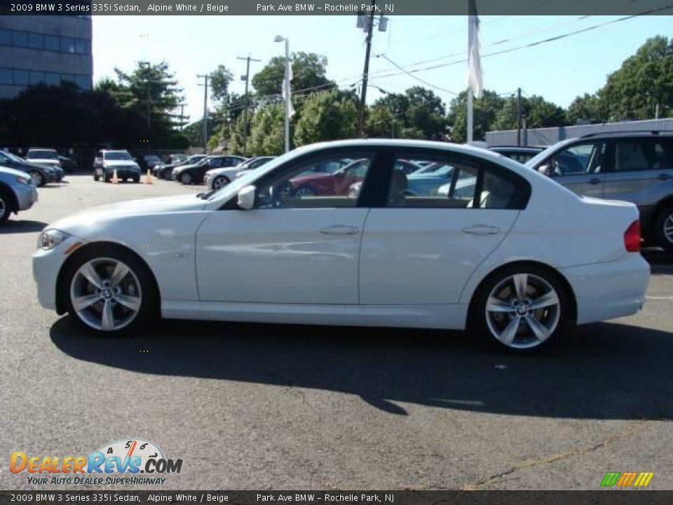 2009 BMW 3 Series 335i Sedan Alpine White / Beige Photo #5