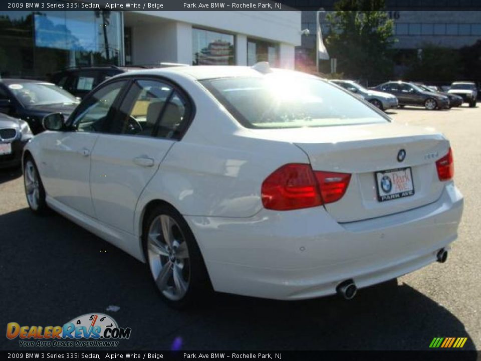 2009 BMW 3 Series 335i Sedan Alpine White / Beige Photo #6
