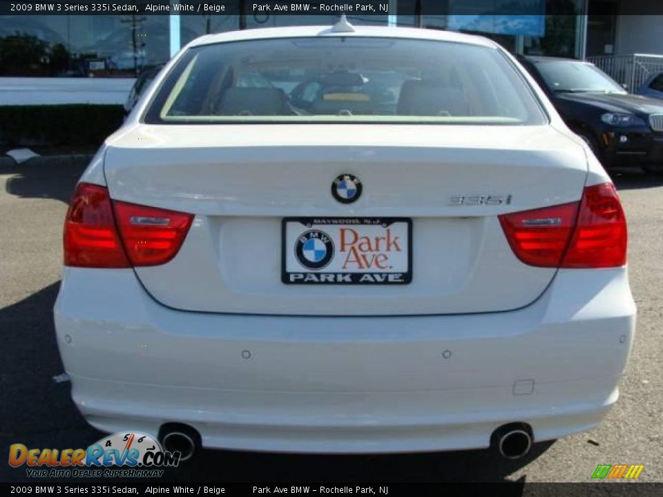 2009 BMW 3 Series 335i Sedan Alpine White / Beige Photo #7