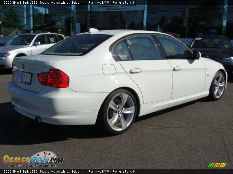 2009 BMW 3 Series 335i Sedan Alpine White / Beige Photo #8