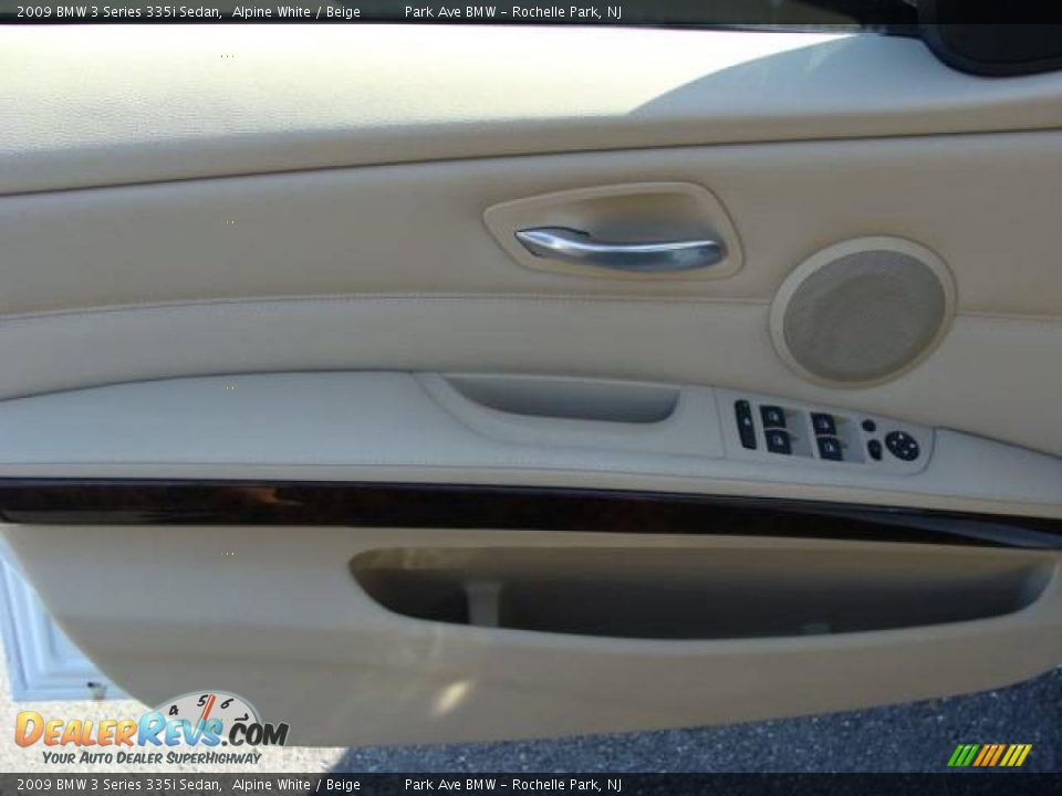 2009 BMW 3 Series 335i Sedan Alpine White / Beige Photo #9