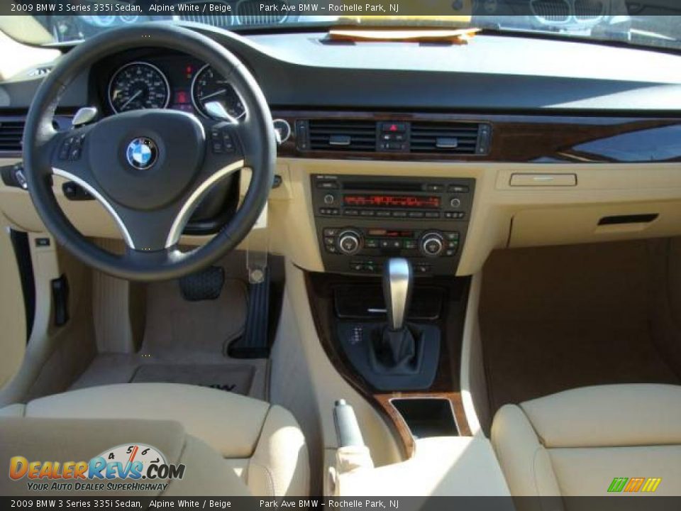 2009 BMW 3 Series 335i Sedan Alpine White / Beige Photo #12