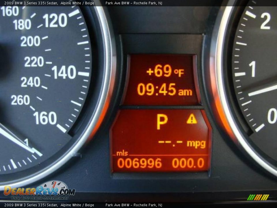 2009 BMW 3 Series 335i Sedan Alpine White / Beige Photo #14