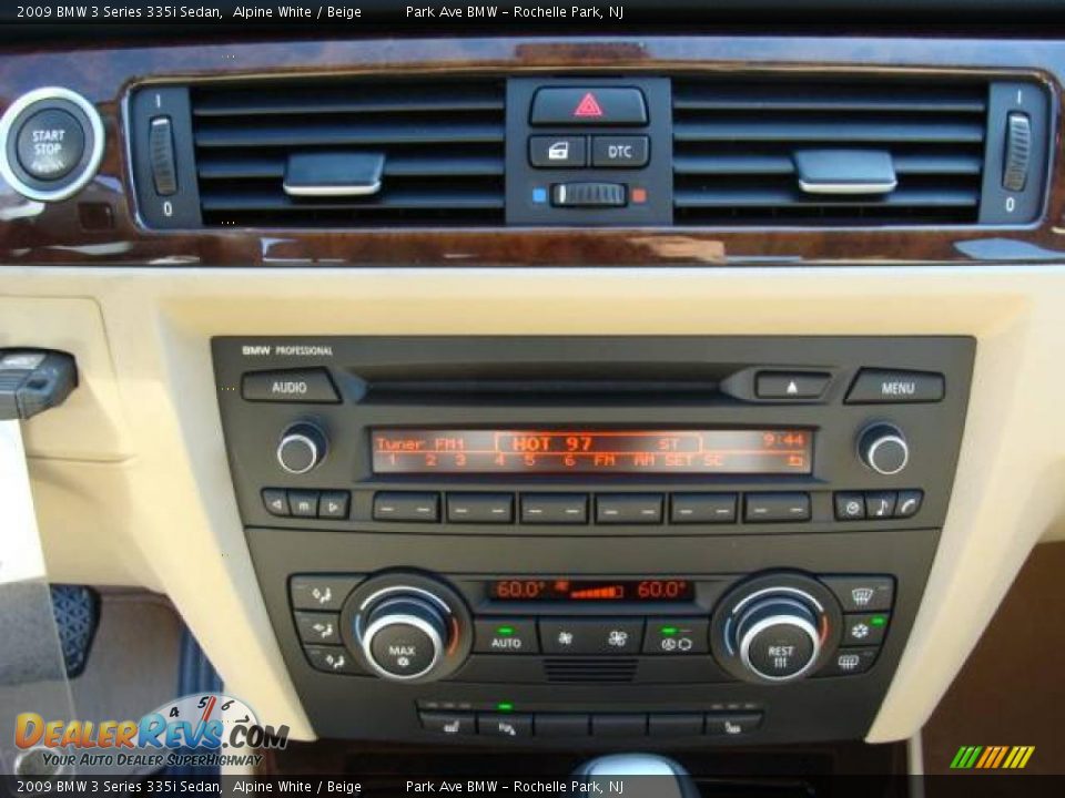 2009 BMW 3 Series 335i Sedan Alpine White / Beige Photo #15