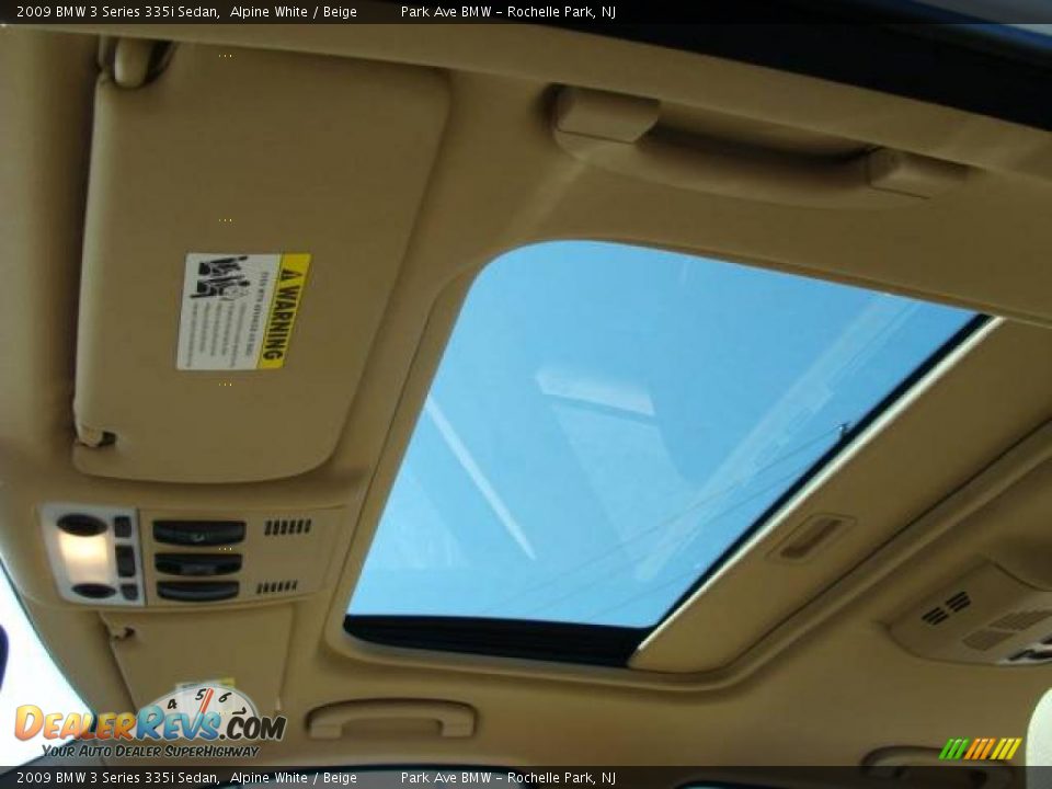 2009 BMW 3 Series 335i Sedan Alpine White / Beige Photo #17
