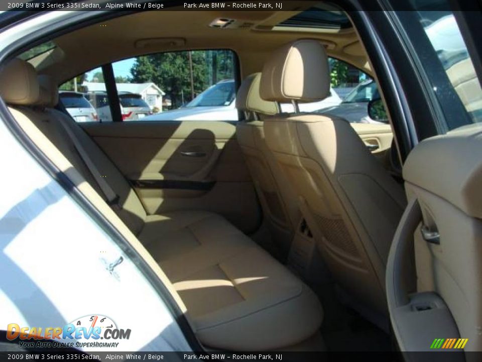 2009 BMW 3 Series 335i Sedan Alpine White / Beige Photo #20