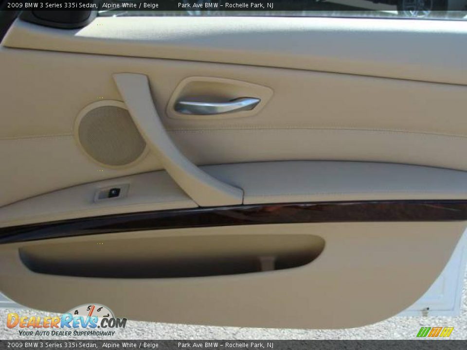 2009 BMW 3 Series 335i Sedan Alpine White / Beige Photo #21
