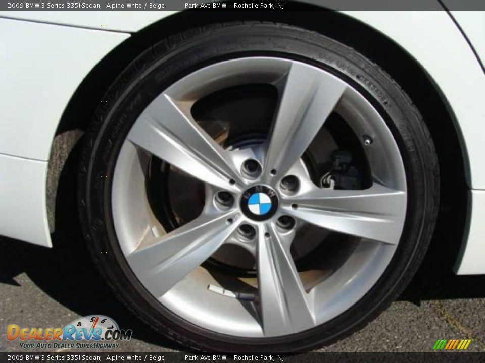 2009 BMW 3 Series 335i Sedan Alpine White / Beige Photo #23