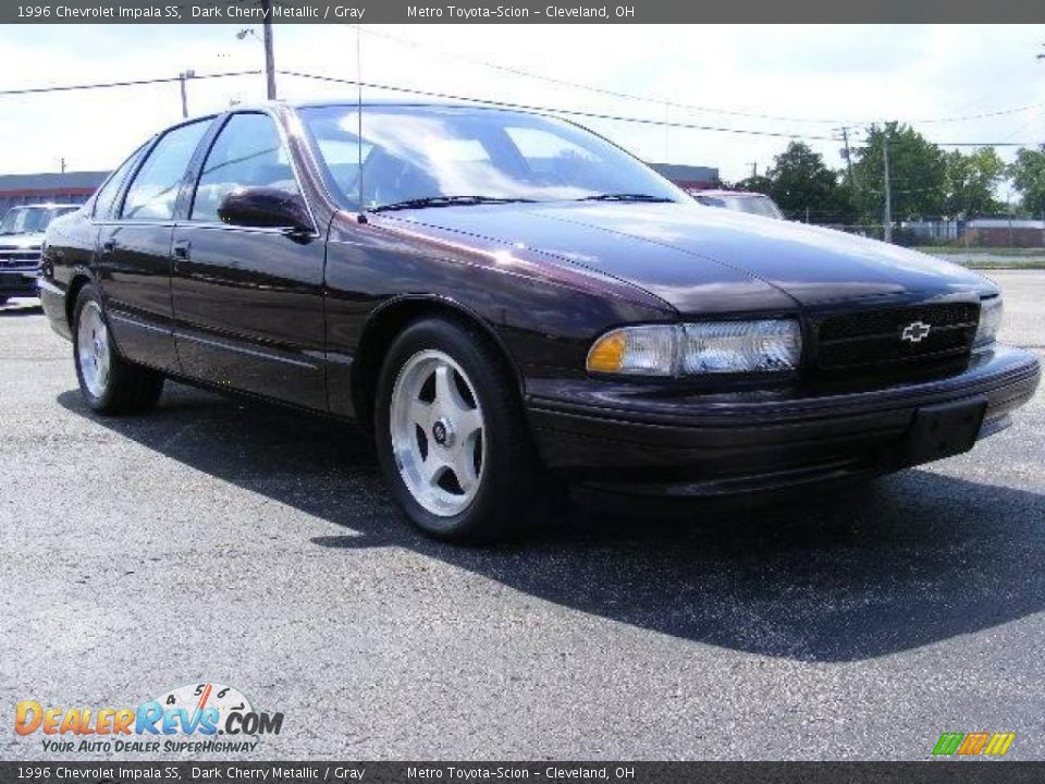 1996 Chevrolet Impala SS Dark Cherry Metallic / Gray Photo #1