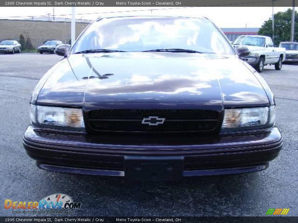 1996 Chevrolet Impala SS Dark Cherry Metallic / Gray Photo #8