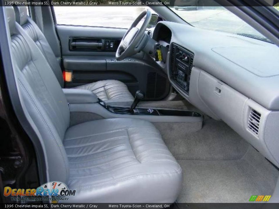 1996 Chevrolet Impala SS Dark Cherry Metallic / Gray Photo #13