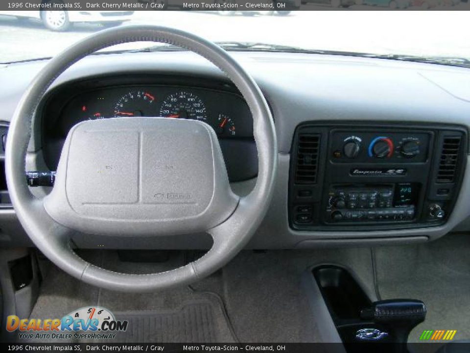 1996 Chevrolet Impala SS Dark Cherry Metallic / Gray Photo #14