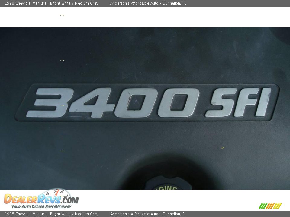 1998 Chevrolet Venture Bright White / Medium Grey Photo #22