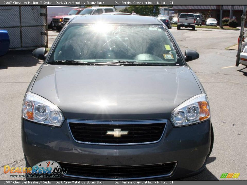 2007 Chevrolet Malibu LT Sedan Dark Gray Metallic / Ebony Black Photo #2