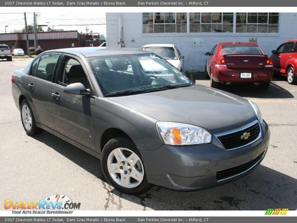 2007 Chevrolet Malibu LT Sedan Dark Gray Metallic / Ebony Black Photo #3