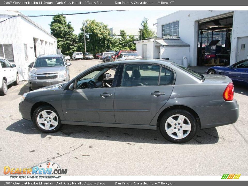 2007 Chevrolet Malibu LT Sedan Dark Gray Metallic / Ebony Black Photo #4