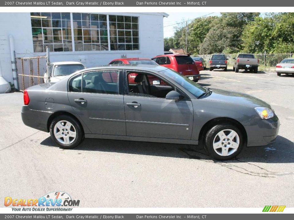 2007 Chevrolet Malibu LT Sedan Dark Gray Metallic / Ebony Black Photo #8