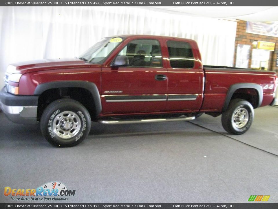 2005 Chevrolet Silverado 2500HD LS Extended Cab 4x4 Sport Red Metallic / Dark Charcoal Photo #6